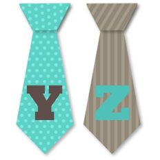 neck tie banners: y-z