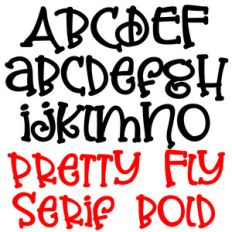 pn pretty fly serif bold