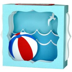 beach ball gift card box