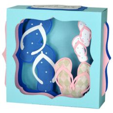 flip flop gift card box