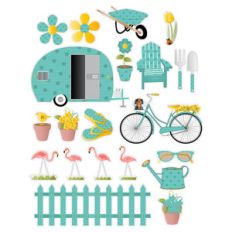 beach trailer planner stickers