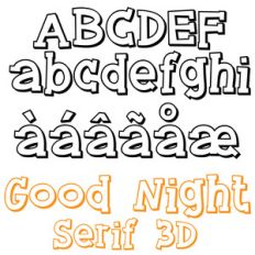 zp good night serif 3d