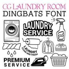 cg laundry room dingbats