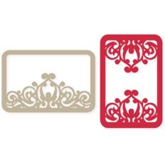 4x6 'elegant scroll' life cards