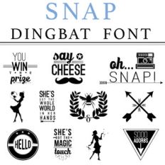 snap dingbat font