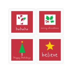 3 x 3 cards christmas