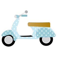 polka dot scooter