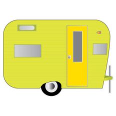 retro camper trailer