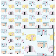 retro trailer pattern