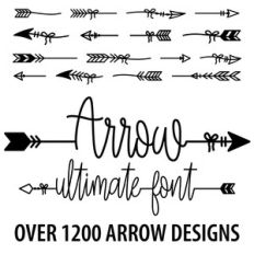 arrow ultimate font