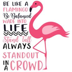 be like a flamingo