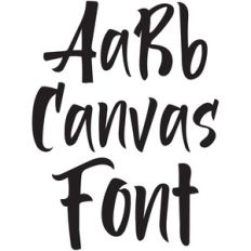 canvas font