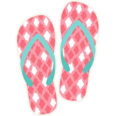 ikat flip flops