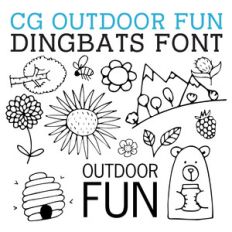 cg outdoor fun dingbats