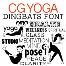 cg yoga dingbats