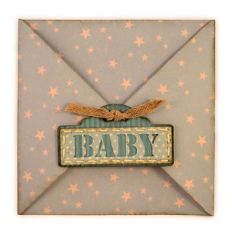 envelope for baby rocker 5x5 card