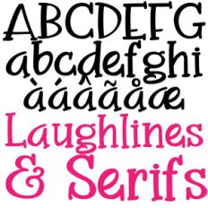 pn laughlines and serifs