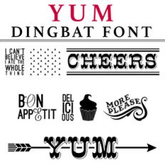 yum dingbat font