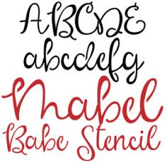 zp mabel babe stencil