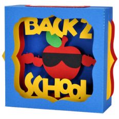 cool back to school apple gift card box