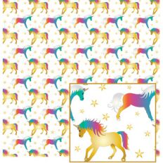 unicorn pattern on white