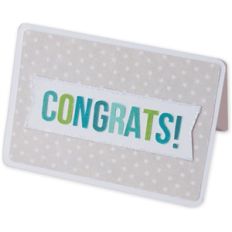 congrats banner card kit