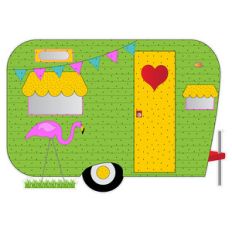 groovy camper trailer