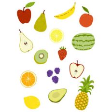 fruit planner stickers