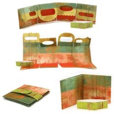 accordion varied flap book