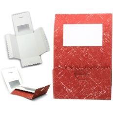 card gate fold scalloped
