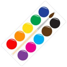 watercolor paints