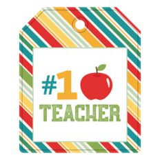 #1 teacher tag