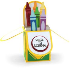 a2 box card crayons