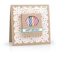 birthday candle card