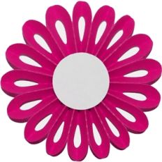 3d pleated accordion flower