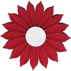 3d pleated accordion flower