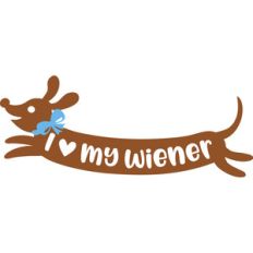 i love my wiener dog