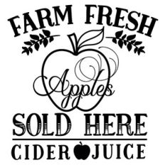 farm fresh apples sold here