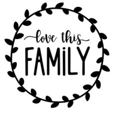 wreath love this family