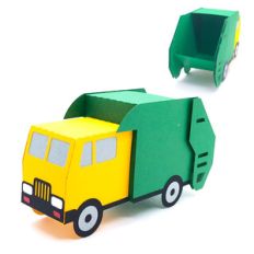 3d garbage truck box