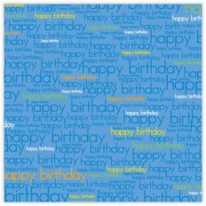 birthday boy word paper
