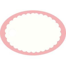 rounded scalloped tag