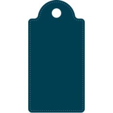 stitched rounded rectangle tag