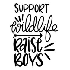 support wildlife raise boys
