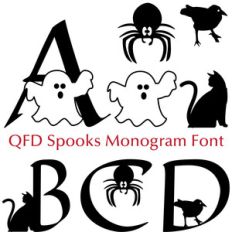 qfd spooks monogram font