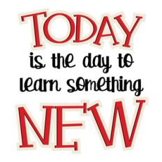 today start something new
