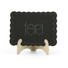 easel scalloped