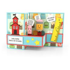 pop up box card ruler