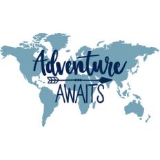 adventure awaits world map