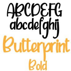 pn butterprint bold